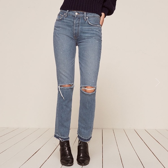 SOLD ON EBAY New reformation Winona mid slim jeans - Picture 2 of 8